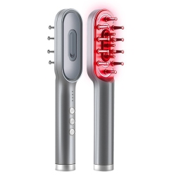 MYACUC Hair Growth Comb - Light Therapy Electric Massage Comb Anti-Hair Loss Head Massage Hair Brush for Women And Men Scalp Treatment In Red