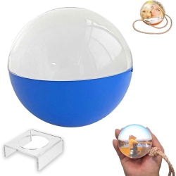 CHSSHA00 2.7Inch Crystal Ball \w Electronic Display, Custom Light-Up Sphere Personalized Digital Memory Display—Uploadable Videos & Photos