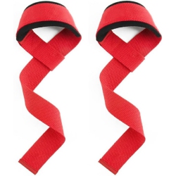 CHSSHA00 Weightlifting Wrist Straps - Non-Slip Cotton Padding - for Weightlifting, Fitness, Strength Training, Powerlifting (Pair)