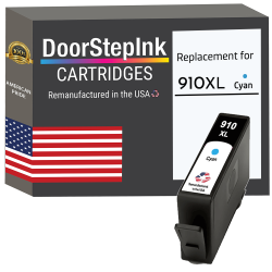 DOORSTEPINK Brand for HP 910Xl (3Yl62An) Remanufactured In The Usa Ink Cartridge In Cyan