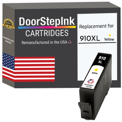 DOORSTEPINK Brand for HP 910Xl Remanufactured In The Usa In Yellow