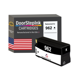 DOORSTEPINK Brand for HP 962 (3Hz99An#140) Remanufactured In The Usa Ink Cartridge In Black