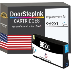 DOORSTEPINK Brand for HP 962Xl (3Ja00An) Remanufactured In The Usa Ink Cartridge In Cyan