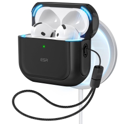 HLD for Airpods 4 Case, Compatible \w Airpods 4Th Generation Case (2024) (USB-C), Compatible \w Magsafe, Drop Protection Cover \w Lanyard, Magnetic