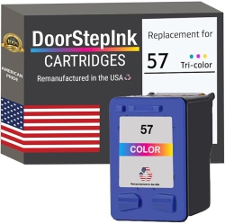 DOORSTEPINK Brand for HP 57 (C6657An) Color Remanufactured In The Usa Ink Cartridge