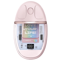 GREEN SCENIC Transparent Wireless Bluetooth Mouse -3 Modes (2.4G/bluetooth 5.0/3.0), RGB Lighting, Silent Click, USB-C Rechargeable, Led Battery