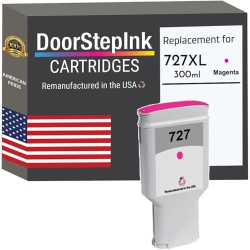 DOORSTEPINK Brand for HP 727 300Ml (F9J77A) Remanufactured In The Usa Ink Cartridges In Magenta