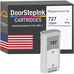 DOORSTEPINK Brand for HP 727 130Ml (B3P24A) Remanufactured In The Usa Ink Cartridges In Gray