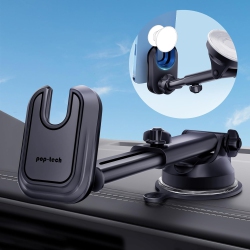 OECECA P Car Phone Mount for Pop Socket: Suction Cup Cell Phone Holders for Automobile Dashboard Windshield Window - Dash Mounted Cellphone Stand
