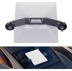 OECECA E Starlink Mini Mount, Suction Cup & Sunroof Mount, Metal Frame, Gray, Vehicle Surface Mount