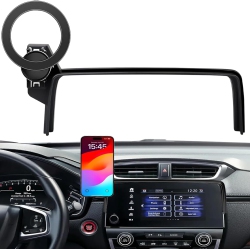 OECECA T Custom Fit Car Phone Mount for Honda Cr-V 2017-2022 Designed Specifically for 5/7 Inch Screen Dashboard Magsafe Compatible Clip-On Phone