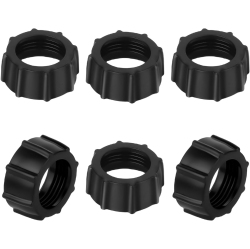 OECECA B 6PCs Tightening Nut for Replacement Car Phone Mount Screw, 17MM Ball-Joint Fixed Adapter Head Bracket Holder Ring for Dvr Camcorder Wireless