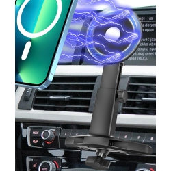 OECECA W Fits Magsafe Car Mount CD Slot, Magnetic Phone Holder for Car CD Player, Car Accessories Car Magnet Cell Phone Mount for Iphone