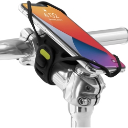 OECECA (B) Bike Tie Pro 4 Bike Ph Mount Bicycle Ph Holder for Stem Mounting 4.7-7.2 Phs, Ultra Light Ph Shock-Proof Mount for Bike Motorcycle