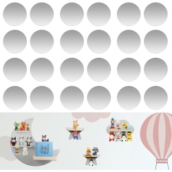 OECECA B Metal Plate for Magnetic Tonie Figures Shelf, 24 PCs Stainless Steel Adhesive Base for Tonies - Decorate Children's Room With Tonies Figures