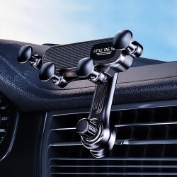 OECECA Car Phone Holder Mount Upgrade Gravity Phone Mount for Car Vent \w Extention & Short Air Vent Clip Auto Lock Hands Free Cell Phone Holder Car