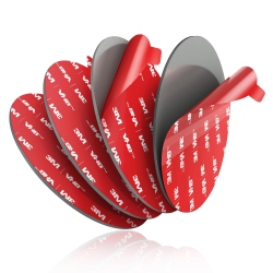 OECECA Sticky Adhesive Replacement for Dashboard Suction Cup Mount, 80MM (3.15) V 4PCs 3M Vhb Circle Double-Sided Extra Strong Adhesive Sticker Tapes