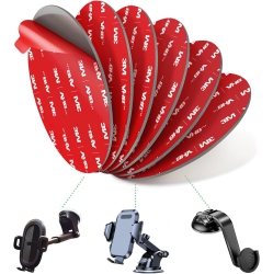 OECECA 3M Vhb Sticky Adhesive Pad Replacement for Dashboard/windshield/dash Cam Suction Cup Mount, 80 Mm/3.15 Circle Double Sided Self Stickers