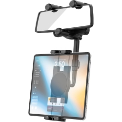OECECA Car Rear View Mirror Tablet Mount Holder for 4.7-13 Phone & Ipad - Universal Adjustable Rearview Mirror Tablet Holder for Car, Compatible \w