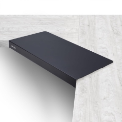 OECECA .com Clamp-On Steel Desk Corner Sleeve for L-Shaped/corner Desk, for 0.5-1.5In (12.7-38.1Mm) Desks, Increase Space for Keyboard/mouse, Desk