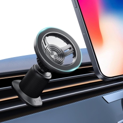 OECECA Car Mount for Magsafe, Magnetic Phone Holder \w Magnetic Tape Ring, Cell Phone Mount for Magsafe Strong Magnet 360° Rotation for Car Air Vent