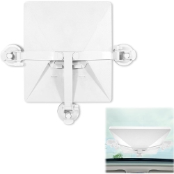 OECECA Foldable Starlink Mini Car Mount With Suction Cups, Quick Release Sunroof/moonroof Mount for Car, Rv, Boat, Truck Glass (White)