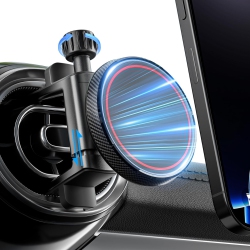 OECECA A Compatible \w Magsafe Car Mount for Mercedes Benz A/b/c/e/g/gla/glk/mini Cooper Round Air Vent, Strong Magnetic Phone Holder for Iphone 16