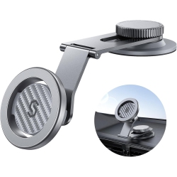 OECECA S Fits Magsafe Car Mount for Universal Dashboard & Tesla Screen, Kevlar Magnetic Phone Holder for Car, Super Stable Magnetic Car Phone Mount