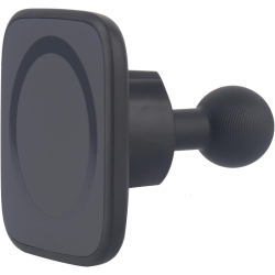 OECECA Magnetic Cell Phone Holder Base \w 20MM Ball for Magsafe Iphone 16 15 14 13 12 Series, Compatible \w Bulletpoint Mounting Solutions (Square)