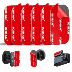 OECECA Sticky Adhesive Pads for Magnetic Car Phone Mount, 6PCs Extra Double-Sided Mounting Tapes Replacement for Vehicle Dashboard Cellphone Holder