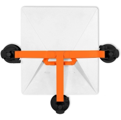 OECECA Foldable Starlink Mini Car Mount With Suction Cups, Quick Release Sunroof/moonroof Mount for Car, Rv, Boat, Truck Glass (Orange)