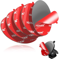 OECECA Adhesive Pad for Dashboard Suction Cup Mount, Sticky Pad Replacement for Car Cell Phone Mount, 5PCs 3.15(80Mm) Double-Sided Mounting Sticker