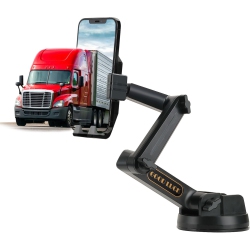 OECECA E Phone Mount for Truck, Truck Phone Holder Mount Heavy Duty, Dashboard Windshield Phone Holder for Semi Truck, Suction Cup Phone Mount For