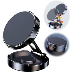 OECECA T Magnetic Phone Car Mount Patch Folding Phone Holder for Car Universal Dashboard Cell Phone Holder Mount 360°Rotating Car Phone Holder Mount