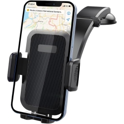 OECECA X Car Phone Holder, 2 In 1 Suction Cup Vehicle Cellphone Mount, Quick Release Auto Smartphone Air Vent Windshield Dashboardstand, Universal