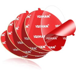 OECECA 5PCs Sticky Adhesive Pads for Car Phone Mount, 70Mm/ 2.76 Double-Sided Heavy Duty Sticker Gel Mounting Tapes Replacement Kit for Suction Cup