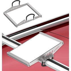 OECECA S Starlink Mini Car Mount, Starlink Mini Roof Rack Mounting Kit \w Full Metal Protection, Shock-Absorbing Foam, Adjustable U-Bolt