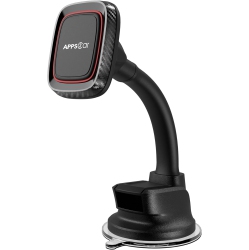 OECECA A Magnetic Phone Holder Car Dashboard Windshield Car Phone Holder Mount \w Flexible Arm & Built-In Strong Magnets, Suction Cup Phone Holder