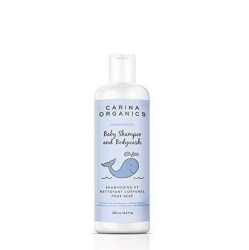 CARINA ORGANICS Unscented Baby Shampoo & Body Wash, 250 Ml In White