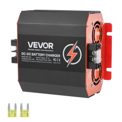 VEVOR 12V 20A Dc to Dc Battery Charger, 250W, On-Board Battery Charger for Lead-Acid, Lithium, Agm, Gel, And Flooded Batteries, Smart Multi-Stage
