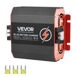 VEVOR 12V 30A Dc to Dc Battery Charger, 375W, On-Board Battery Charger for Lead-Acid, Lithium, Agm, Gel, And Flooded Batteries, Smart Multi-Stage