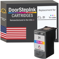 DOORSTEPINK Brand for Canon Cl-31 Color Remanufactured In The Usa Ink Cartridge