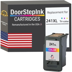 DOORSTEPINK Brand for Canon Cl-241Xl Color High Yield Remanufactured In The Usa Ink Cartridges