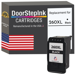 DOORSTEPINK Brand for Canon Pg-260Xl 260 Xl Remanufactured In The Usa Ink Cartridge In Black