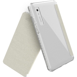 TUDIA Skn Flip for Onyx Boox Palma 2 Case - Clear In Beige