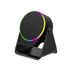 MYACUC Wireless Induction Speaker, Multi-Functional Bluetooth Speake With Phone Stand & RGB Light, Compatible With Iphone Android Ipad, Birthday Gifts