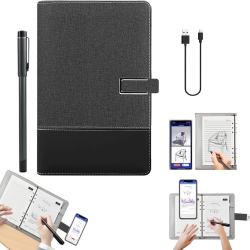 MYACUC Digital Smart Pen Notebook Set, Real-Time Sync for Digitizing, Convert to Text, Storing, And Sharing Paper Notes, Compatible \w Smartphone