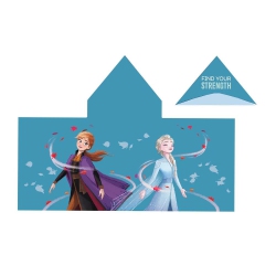 DISNEY Frozen2 Anna Elsa Hooded Kids Bath Towel 100% Cotton (23X51)