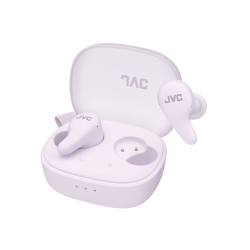JVC - Gumy Premium True Wireless Earbuds Bluetooth Anc, 26H Battery, Grape Yogurt - Ha-A23T-V In Purple