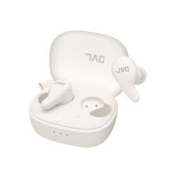 JVC - Gumy Premium True Wireless Earbuds Bluetooth Anc, 26H Battery, Coconut - Ha-A23T-W In White